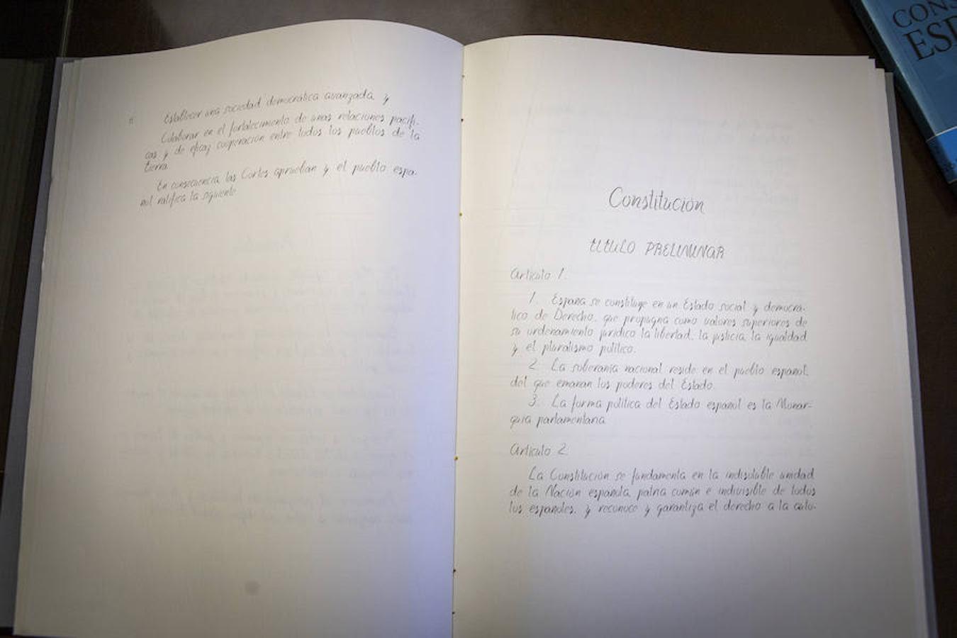 La edición Príncipe de la Constitución española de 1978