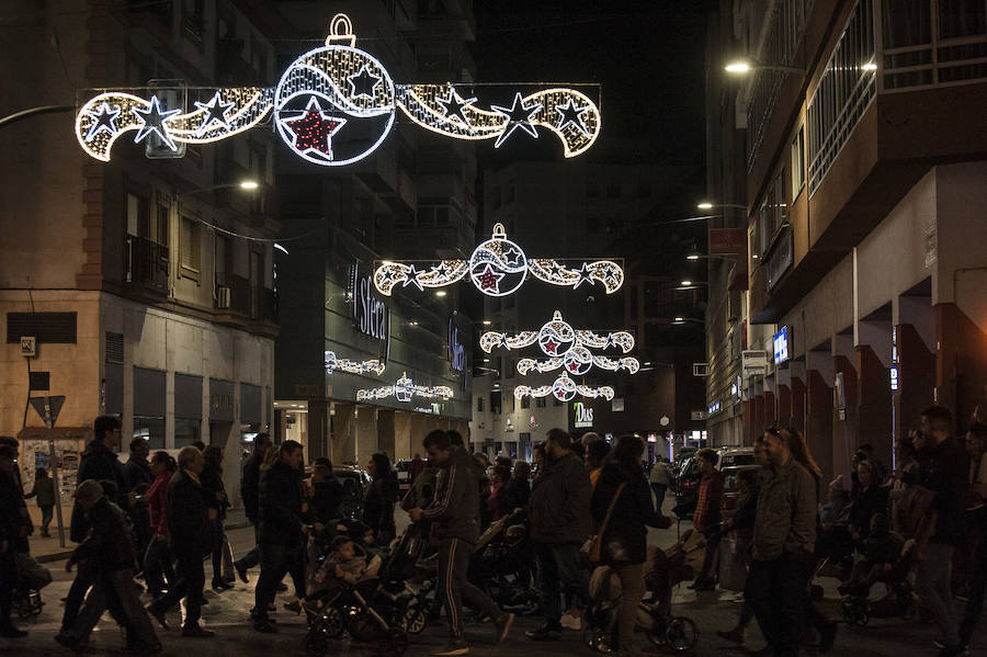 Un millón de luces led alumbrarán las calles hasta el 6 de enero