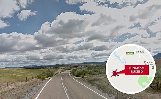 Herido grave un camionero en el vuelco de un tráiler cerca de Villafranca de los Barros