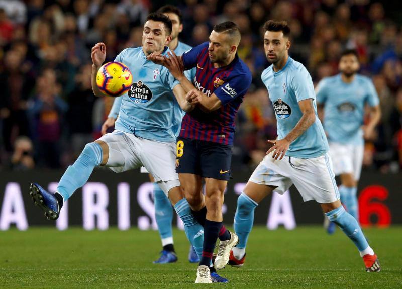 Barcelona y Celta se enfrentaron en el Camp Nou en la 17ª jornada de Liga.