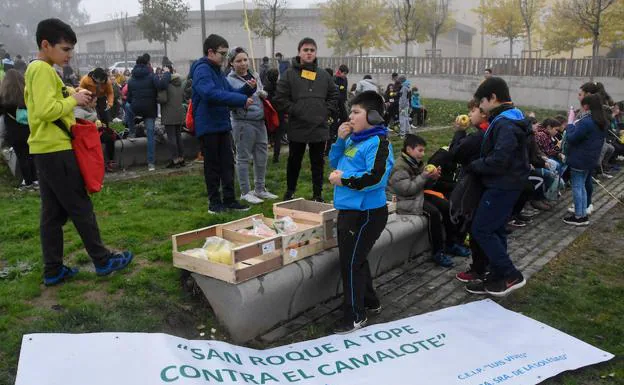 Imagen principal - Los colegios de Badajoz se trasladan a Belén