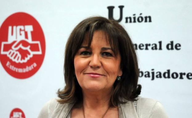 Patro Sánchez, secretaria regional de UGT:: HOY