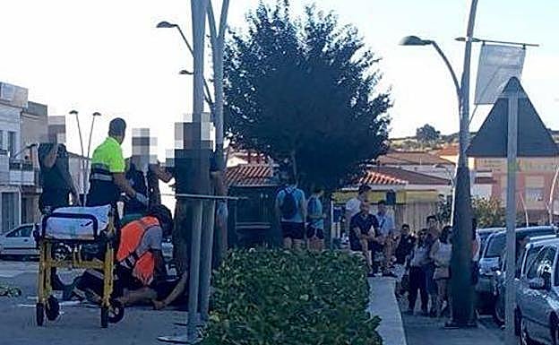 El crimen ocurrió en julio de 2017 en una zona de terrazas de la localidad pacense:: HOY