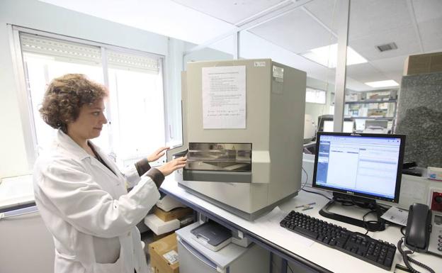 Laboratorio del servicio del Consejo de Cáncer Hereditario del hospital San Pedro de Alcántara en Cáceres