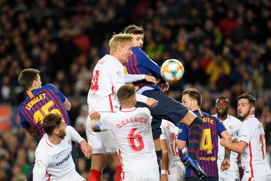 Fotos: Las mejores imágenes del Barcelona-Sevilla