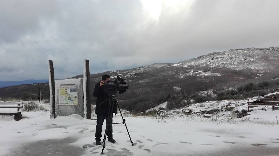 Llega a Extremadura la primera nevada de 2019. Los municipios de La Garganta (a 1124 metros de altitud) y Piornal (a 1.175 metros de altitud) han recibido los primeros copos de nieve. La Aemet mantiene activa hasta este sábado la alerta amarilla por nevadas en todo en el norte de la región. 