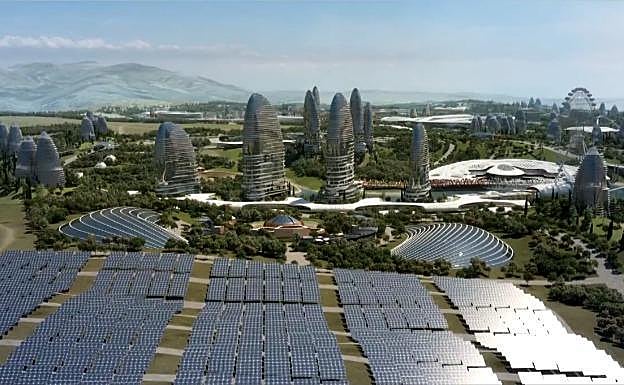 Recreación del proyecto 'Elysium City'.