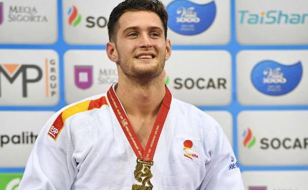 Niko Sherazadishvili , campeón del mundo de judo. 