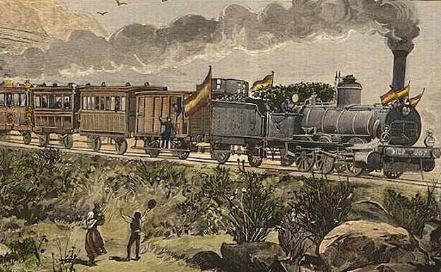 Ilustración del viaje de inauguración celebrado en Cáceres: HOY