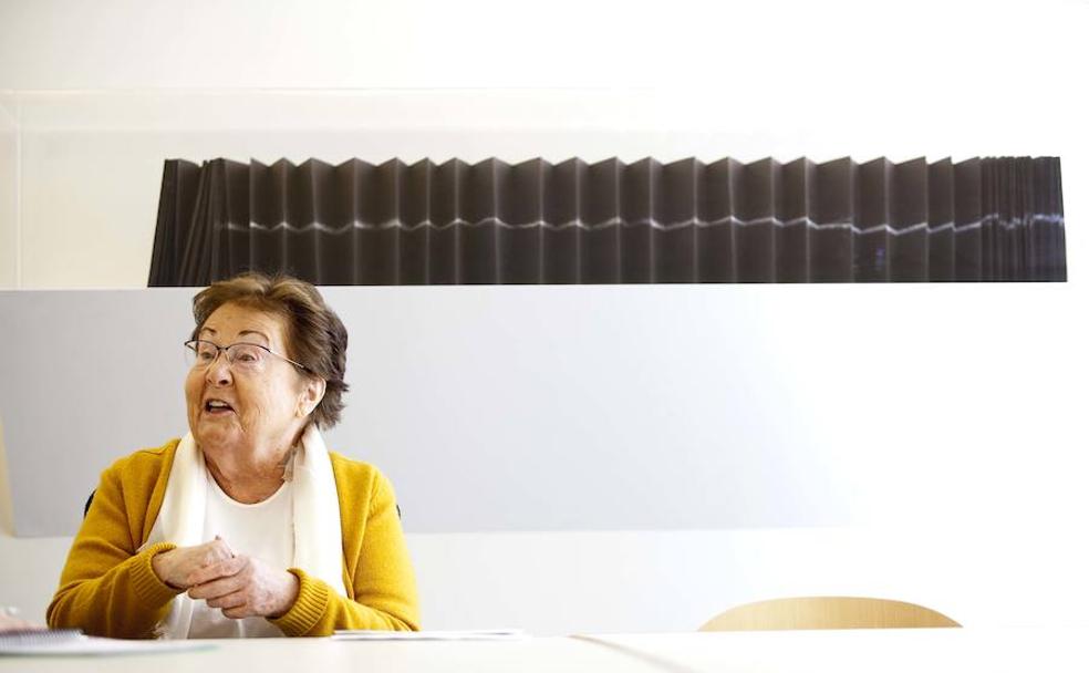 Helga de Alvear durante la entrevista realizada el pasado miércoles en la sede de la fundación. ::JORGE REY