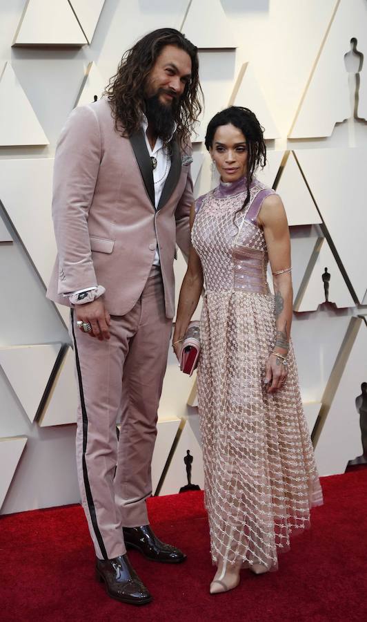 Jason Momoa y Lisa Bonet.