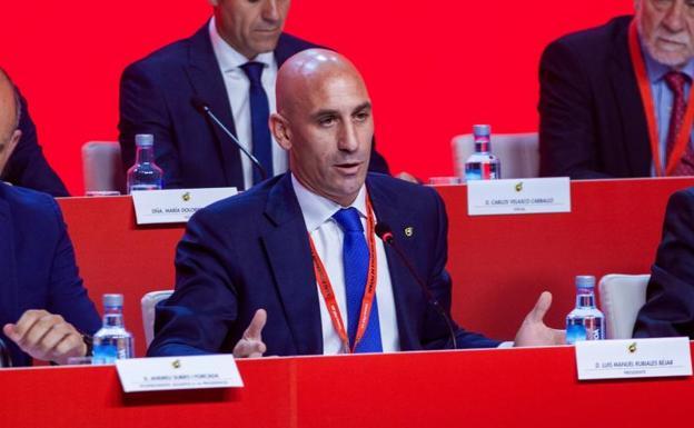 Luis Rubiales, presidente de la FEF. 