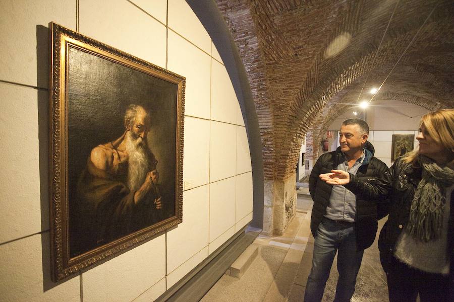 San Onofre. Óleo sobre lienzo, del siglo XVII, obra de Esteban March que está expuesta en el Museo de Cáceres. 