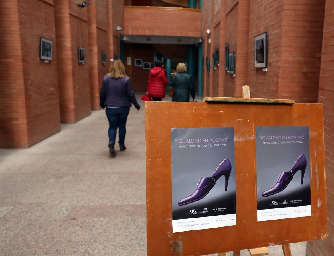 Hasta el 15 de marzo, en el Centro Cultural Alcazaba, se podrá ver la exposición fotográfica 'Igualdad en Positivo'. Se trata de 18 fotografías que reflejan en positivo situaciones de igualdad entre hombres y mujeres en la vida cotidiana, una exposición con el objetivo de contribuir a la lucha por la igualdad real y que forma parte de las actividades conmemorativas del Día Internacional de la Mujer.