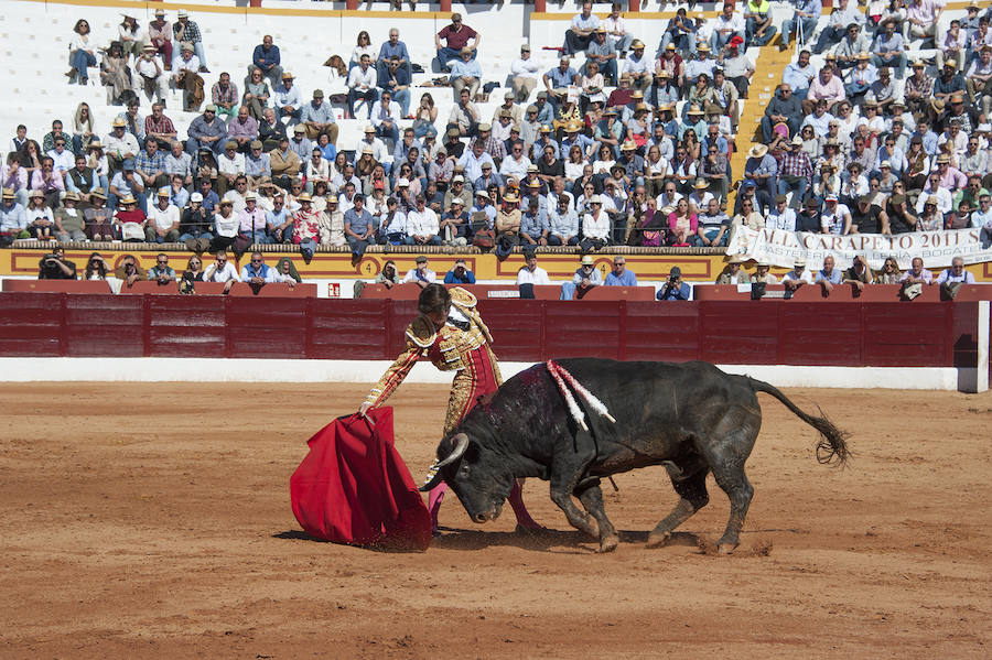 Abrió plaza Antonio Ferrera con 'Zambullido' un Zalduendo de 545, muy bien presentado 