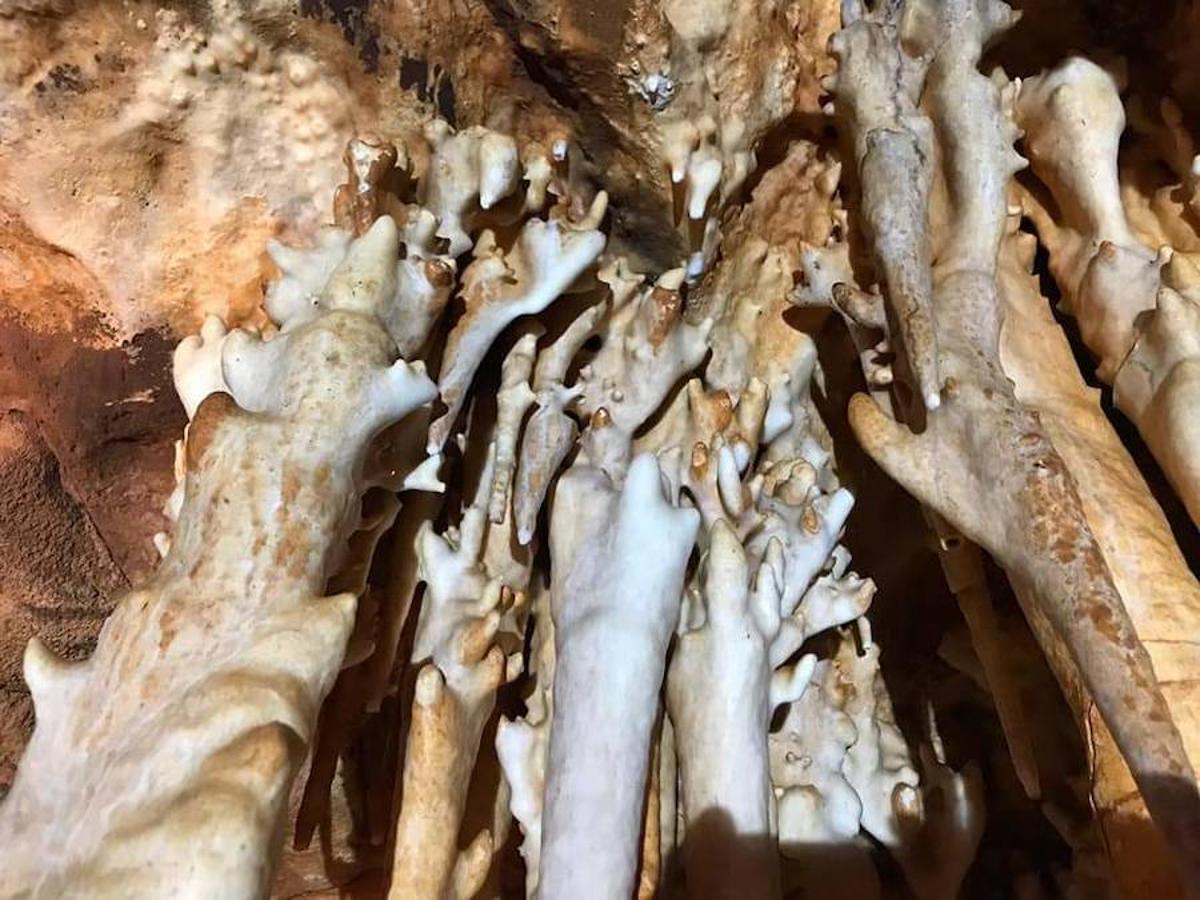 El interior de la cavidad cuenta con llamativas formaciones geológicas que serán analizadas por técnicos de la Junta de Extremadura
