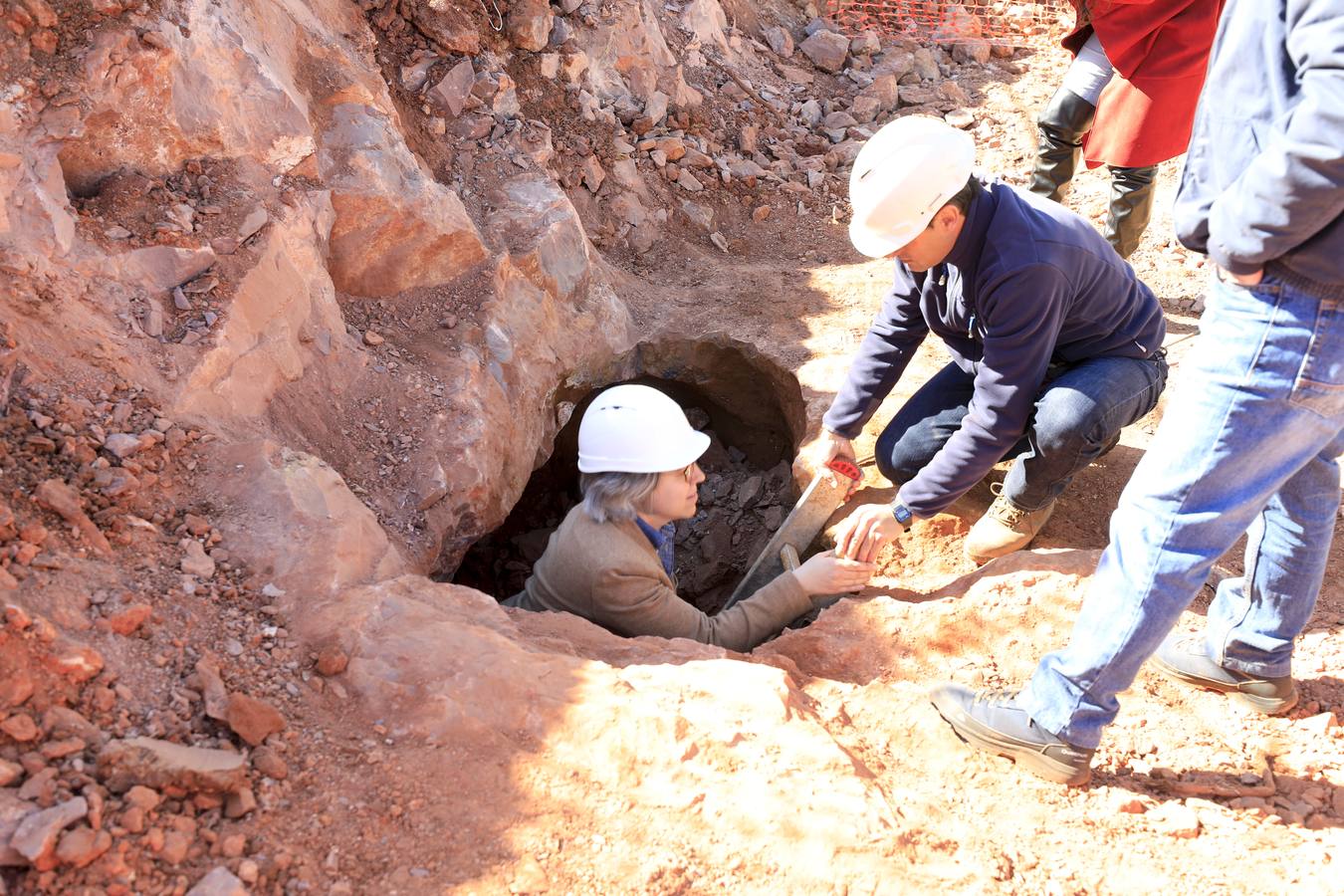 Actualmente están paradas las obras en el tramo comprendido entre la Ex-206 y la primera rotonda de acceso al residencial Vistahermosa 