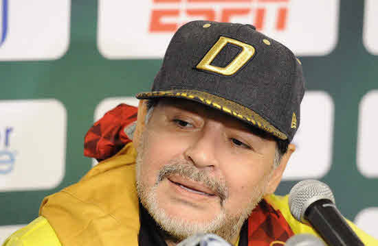 Diego Armando Maradona, en rueda de prenda 