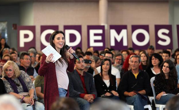  Irene Montero ha estado en Mérida para presentar a los candidatos en Extremadura
