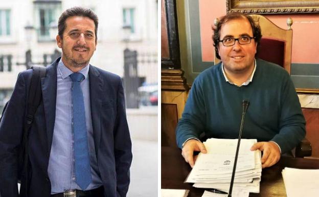 Víctor Píriz y Alberto Casero, números uno del PP al Congreso por Badajoz y Cáceres:: HOY