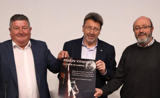 'La Pasión Viviente' de Valverde de Leganés se ha presentado este viernes en la Diputación de Badajoz:: HOY