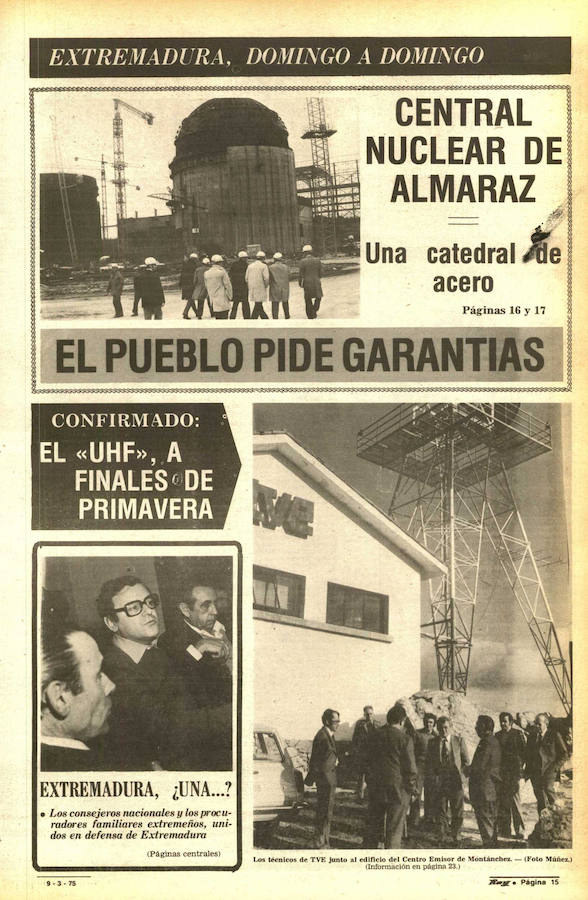 9 de marzo de 1975. Las dudas sobre la energía nuclear preocupan a la población.