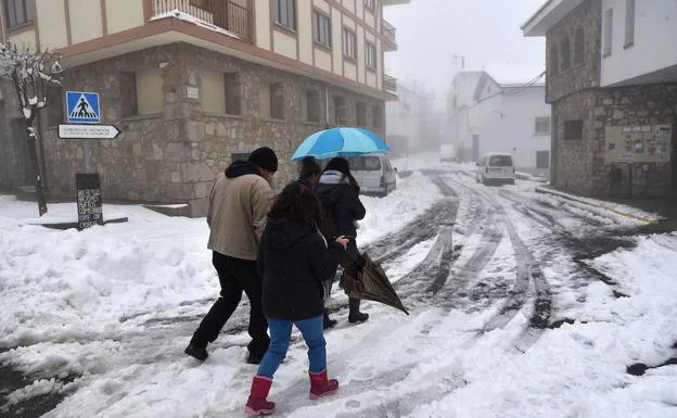 La previsión de la Aemet para Piornal es que nieve viernes, sábado y domingo