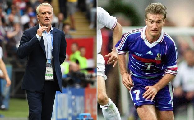 Didier Deschamps, campeón del mundo como seleccionador y como jugador.