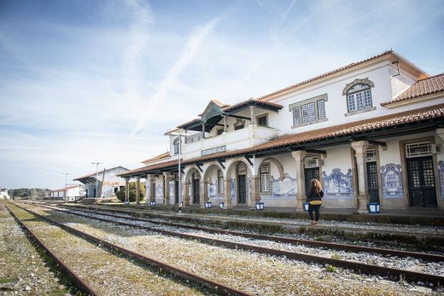 Estación de Marvao, villa portuguesa a 4 kilómetros de la frontera. :: hoy