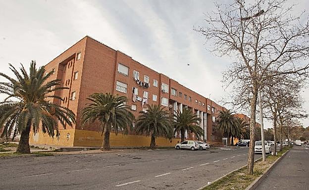 Calle Ródano de Cáceres, en Aldea Moret. 