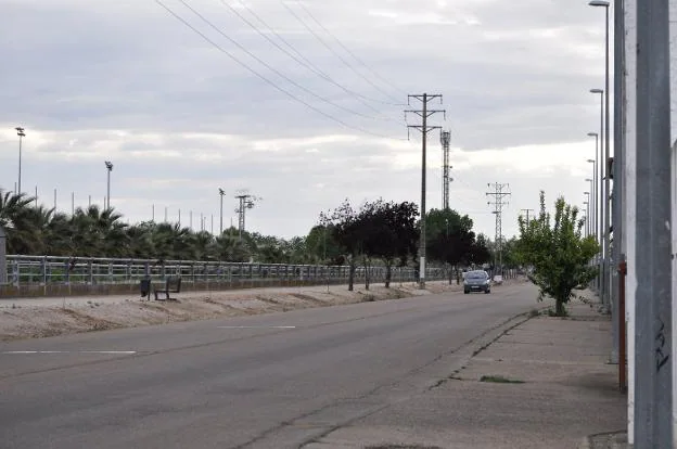 Estado de la avenida junto al Espacio de Creación Joven. :: e. d.