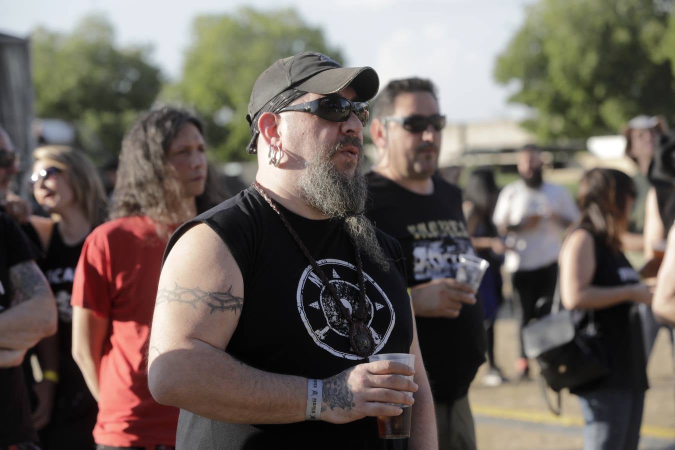 El plato fuerte de la jornada inaugural fue el regreso a los escenarios de Marea, que ha iniciado en Cáceres la gira de presentación de su último trabajo, 'El Azogue'. El líder y vocalista de la banda, Kutxhi Romero, destacó en una rueda de prensa previa al concierto el buen estado de salud del rock.