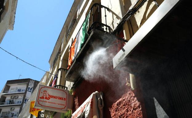 El microclima en la calle Santa Eulalia y aledañas en Mérida entra en servicio este viernes