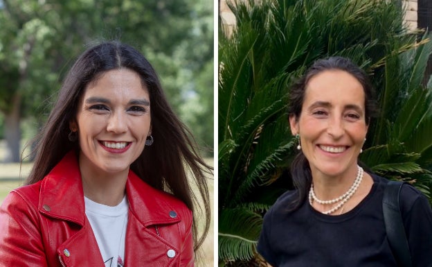 Pilar Amor, a la izquierda, y Marta Gervasia Garrido