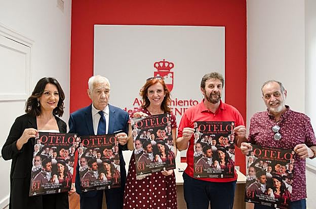 Presentación ayer de la obra de teatro. :: hoy