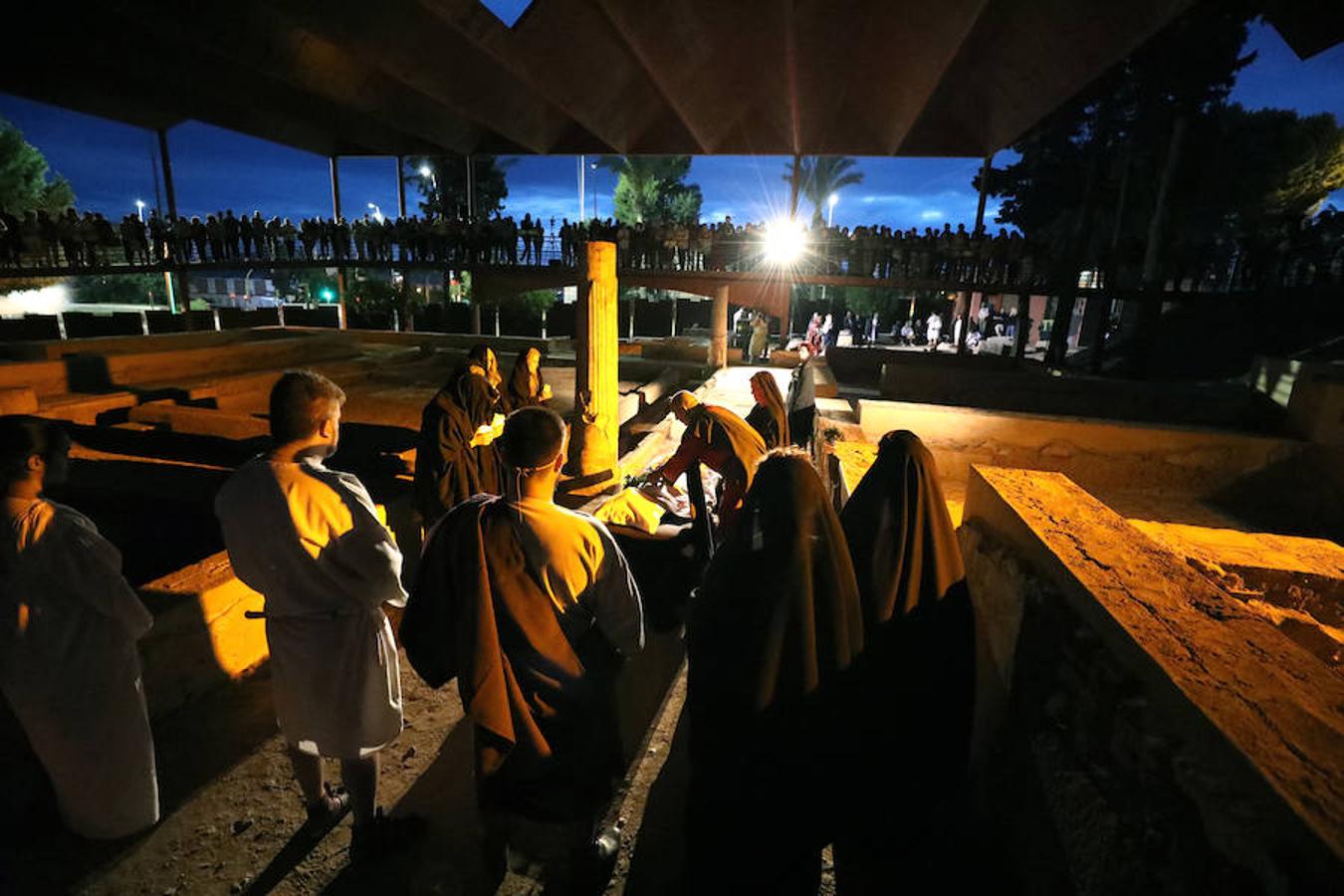 Fotos: Emérita Lúdica arranca con el &#039;Funus Romanus&#039; en la Casa del Mitreo de Mérida