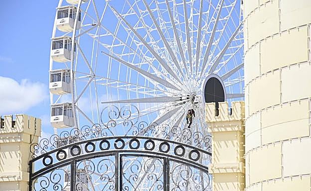 Imagen. Todo listo para el comienzo de la Feria de San Juan.