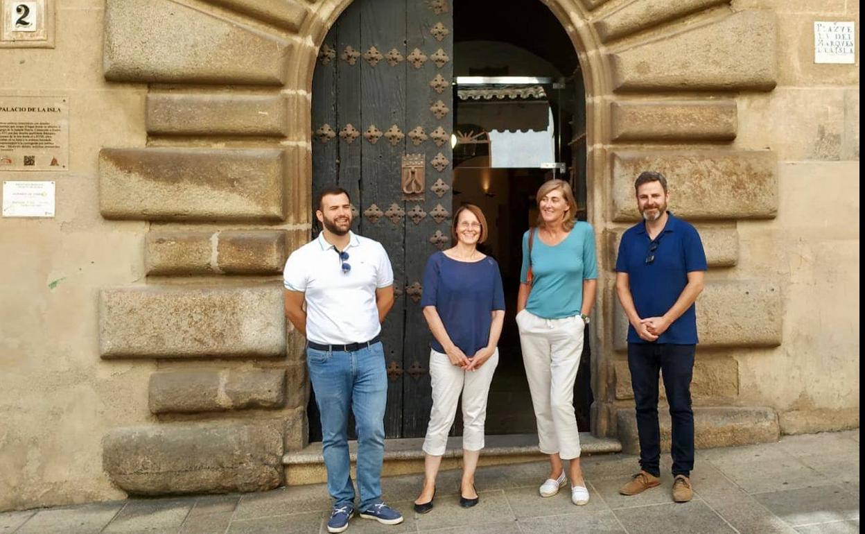 Las embajadoras de España y Bélgica en Portugal visitan Cáceres