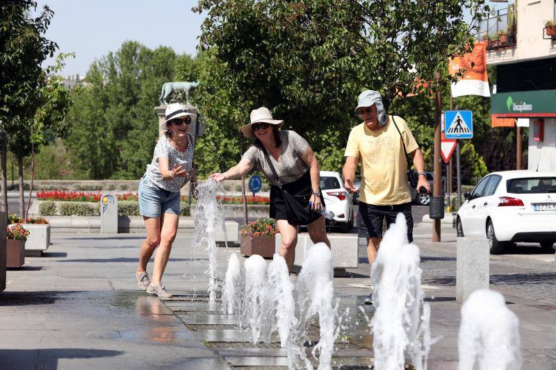 Fotos: El verano deja máximas que rozan los 42 grados