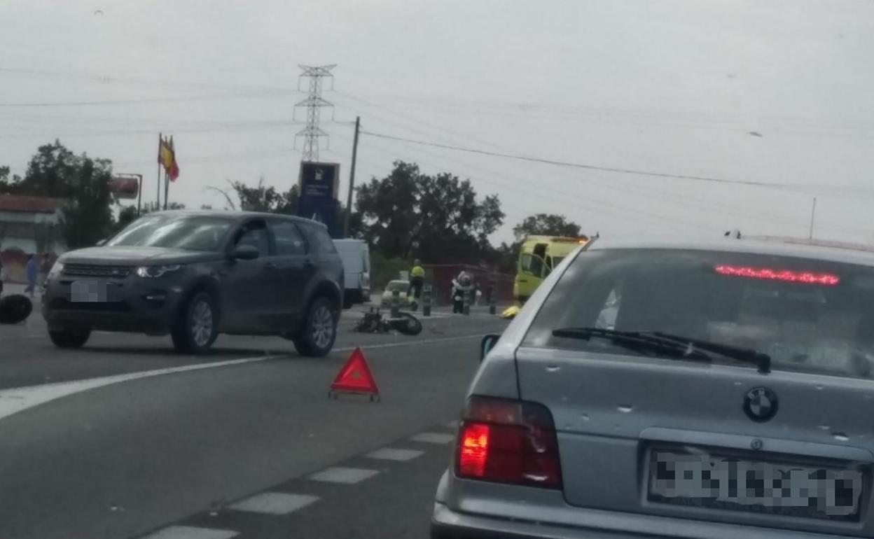 Fallece un motorista de 60 años en una colisión cerca de Talayuela