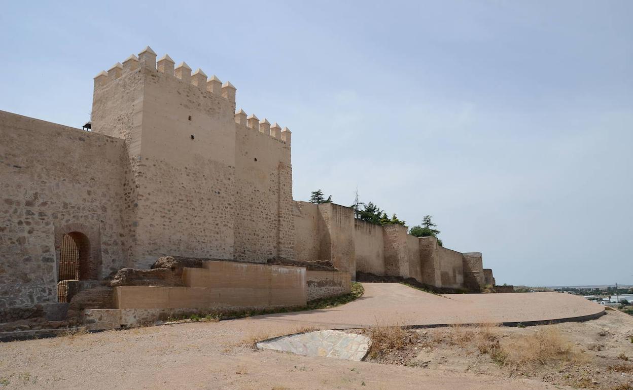 Tramo de la Alcazaba de Badajoz:: HOY
