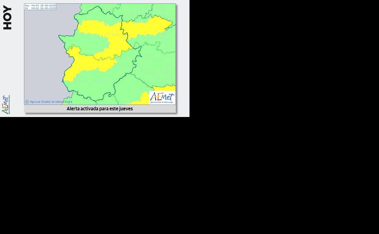 Los avisos por calor en Extremadura estarán activos este jueves y viernes