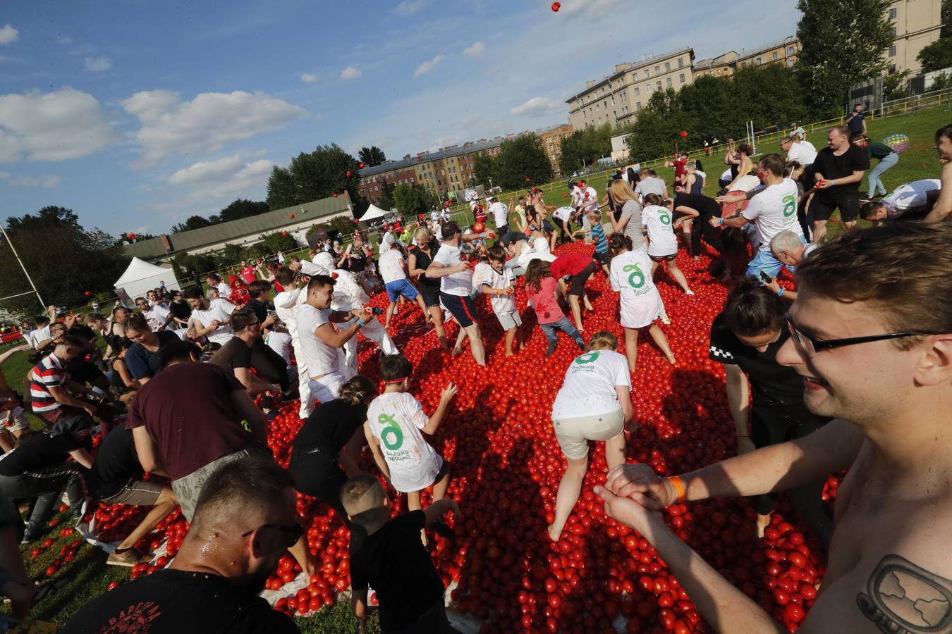 Fotos: Tomatina en San Petersburgo