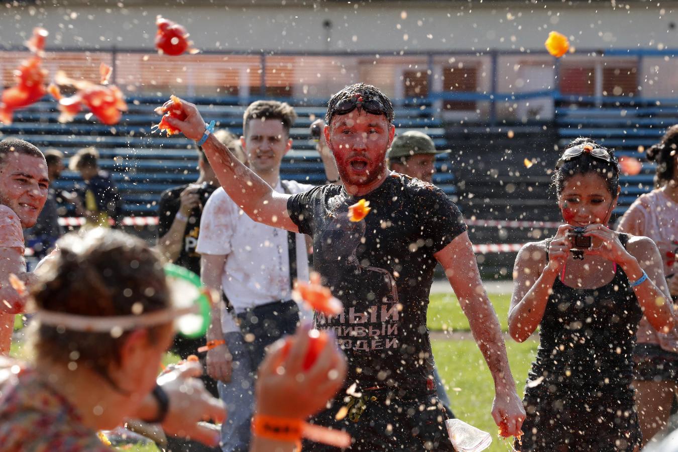 Fotos: Tomatina en San Petersburgo