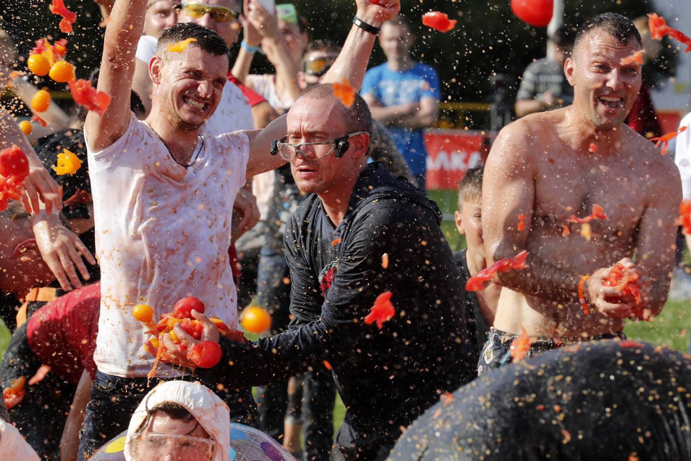 Fotos: Tomatina en San Petersburgo