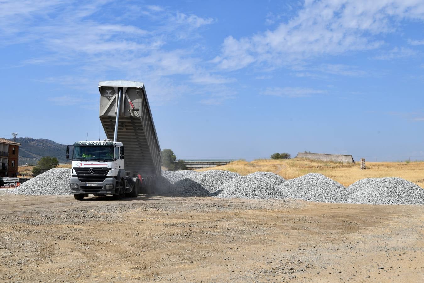 Fotos: Obras de mejora de la estación ferroviaria de Cabeza del Buey