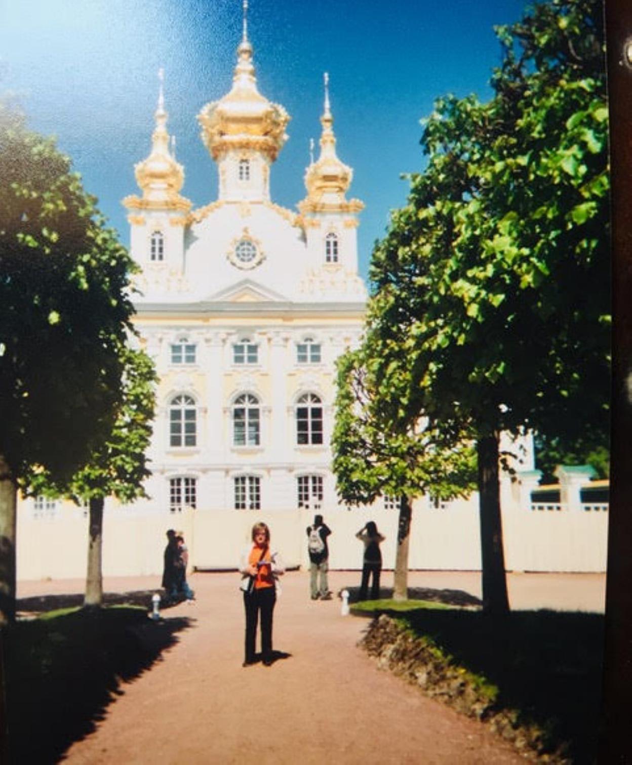 Finlandia. En el Palacio de Peterhof.