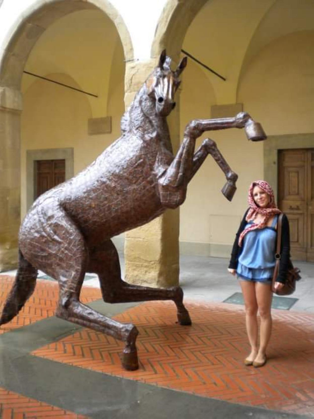 En Turquía. Patricia en el viaje durante el que recorrió sus pueblos y parajes.
