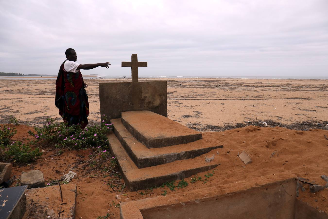 Fotos: La aldea de Lahou Kpanda devastada por el mar