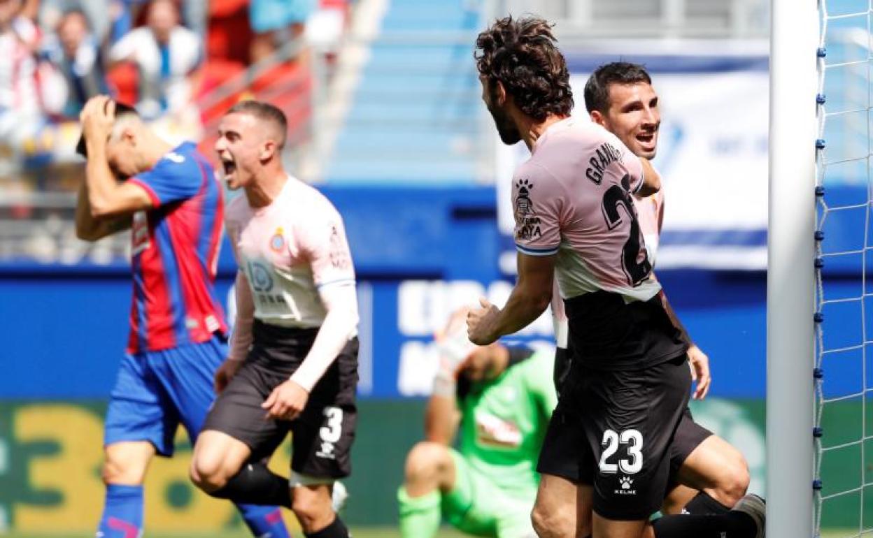 Granero celebra su gol al Eibar.
